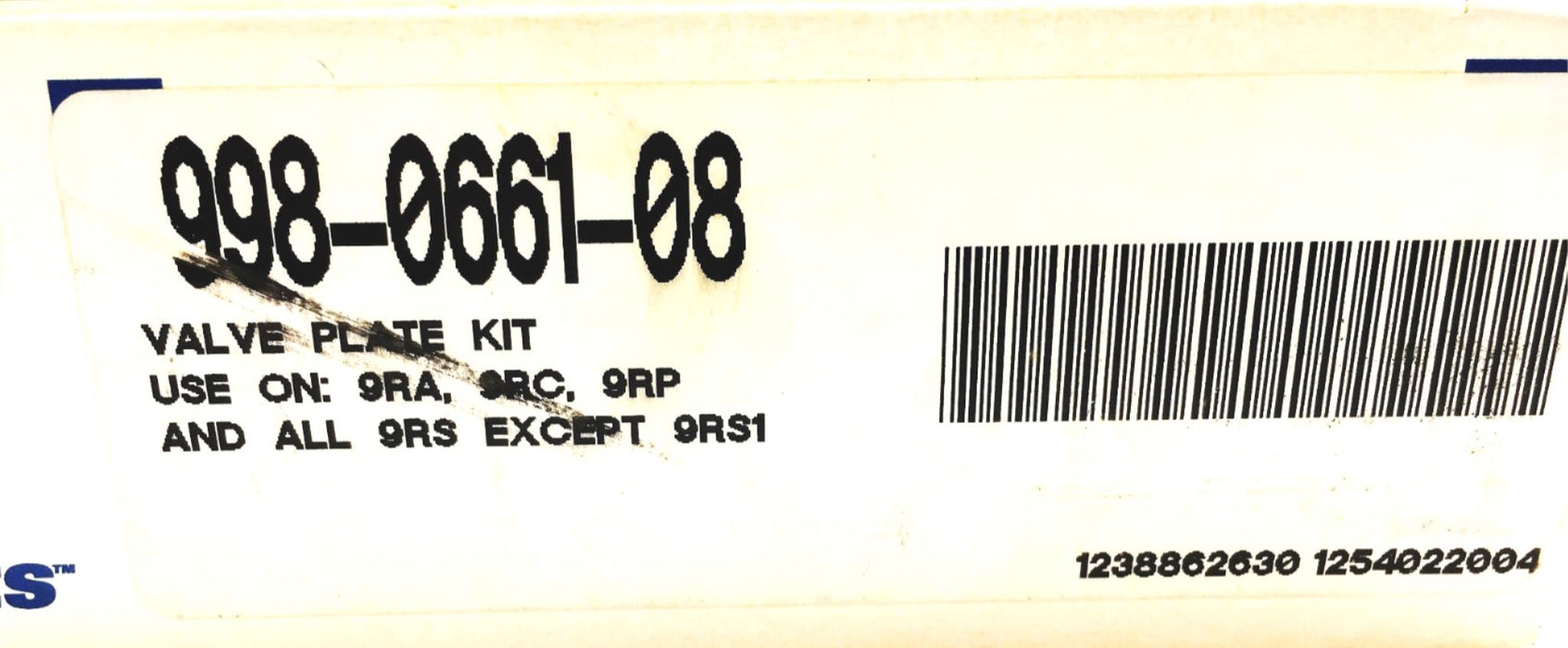 Copeland Valve Plate Kit 998-0661-08 NOS
