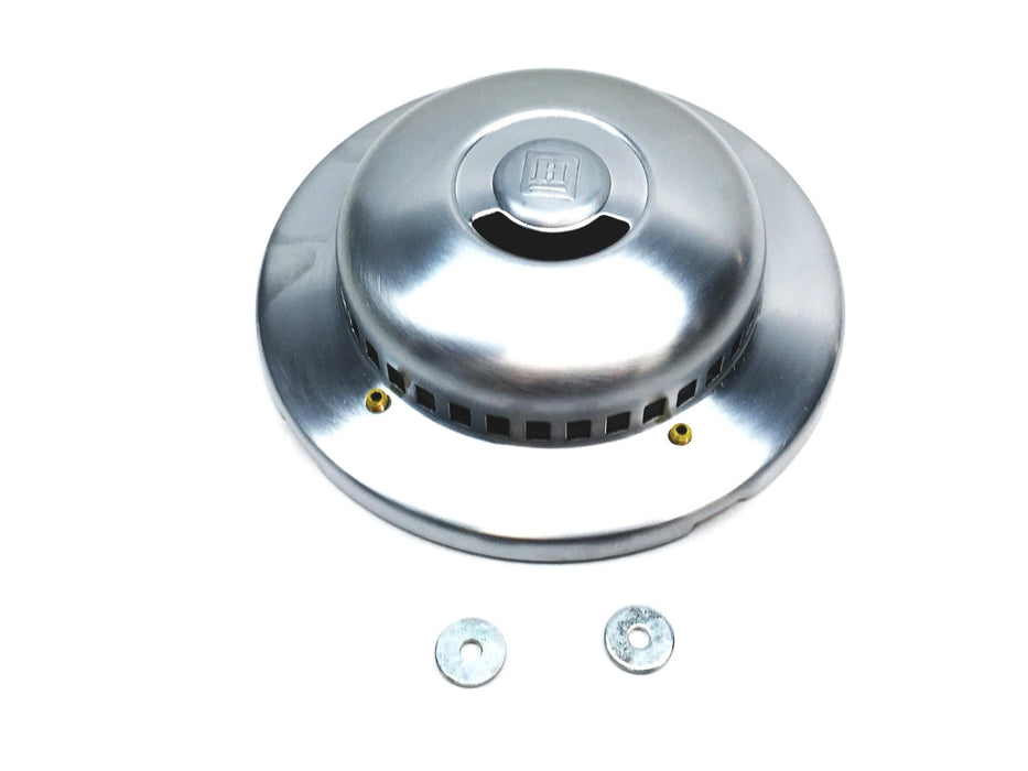 Honeywell Round Satin Chrome Thermostat Guard 314770C NOS