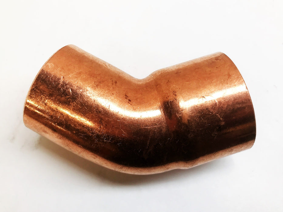 EPC 2" Sweat Male x 2" Sweat Female Copper 45 Degree Elbow 31220 NOS