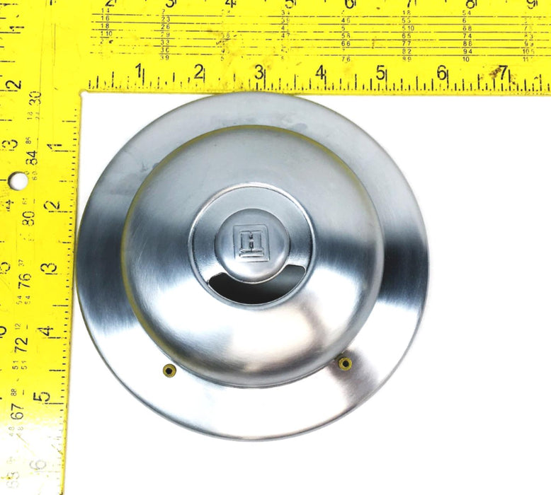 Honeywell Round Satin Chrome Thermostat Guard 314770C NOS