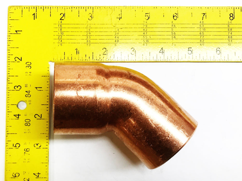 EPC 2" Sweat Male x 2" Sweat Female Copper 45 Degree Elbow 31220 NOS