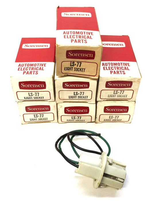 Sorensen 2-Wire Light Socket LS-77 [Lot of 7] NOS