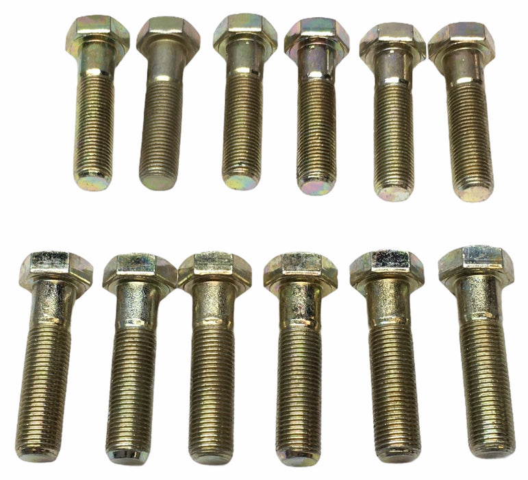 Unbranded 3/4" x 2 1/4" Yellow Zinc Hex Bolt 021883 [Lot of 12] NOS