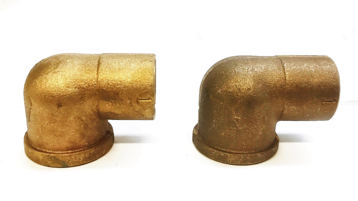Nibco Bronze 1" Female x 1" Sweat 90 Degree Elbow [Lot of 2] NOS