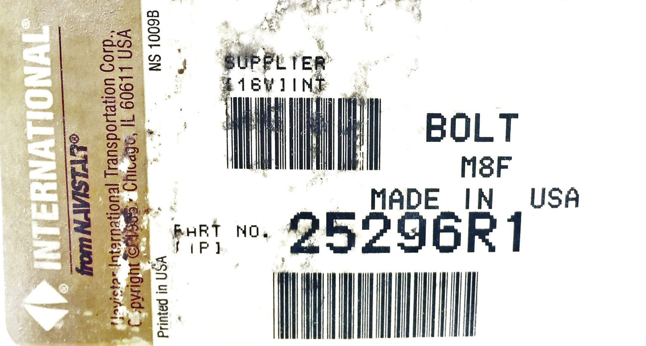 International/Navistar Bolt 25296R1 [Lot of 5] NOS