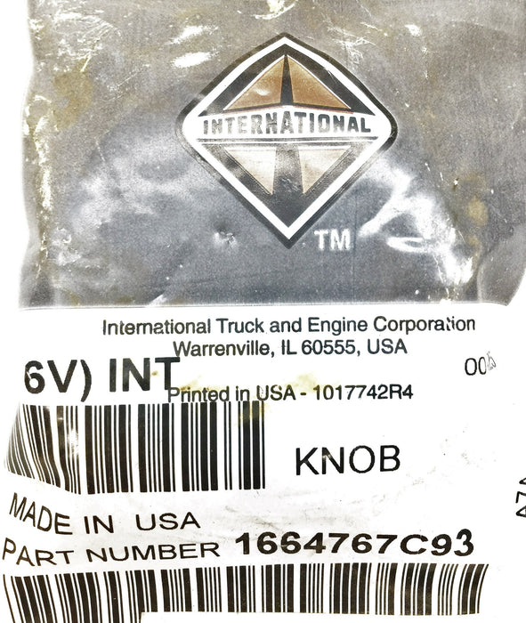 International/Navistar Knob 1664767C93 [Lot of 3] NOS