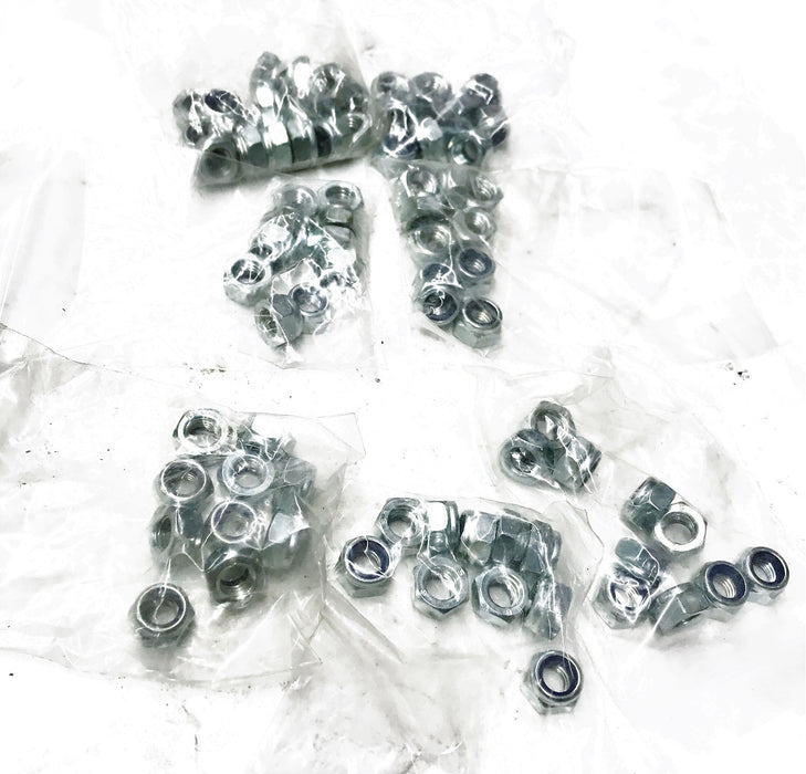 McMaster Carr Self Locking Nylon Hex Nut 90576A117 [Lot of 70] NOS