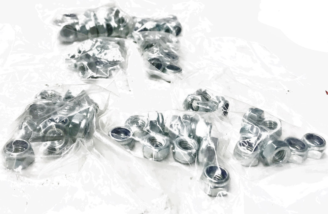McMaster Carr Self Locking Nylon Hex Nut 90576A117 [Lot of 70] NOS