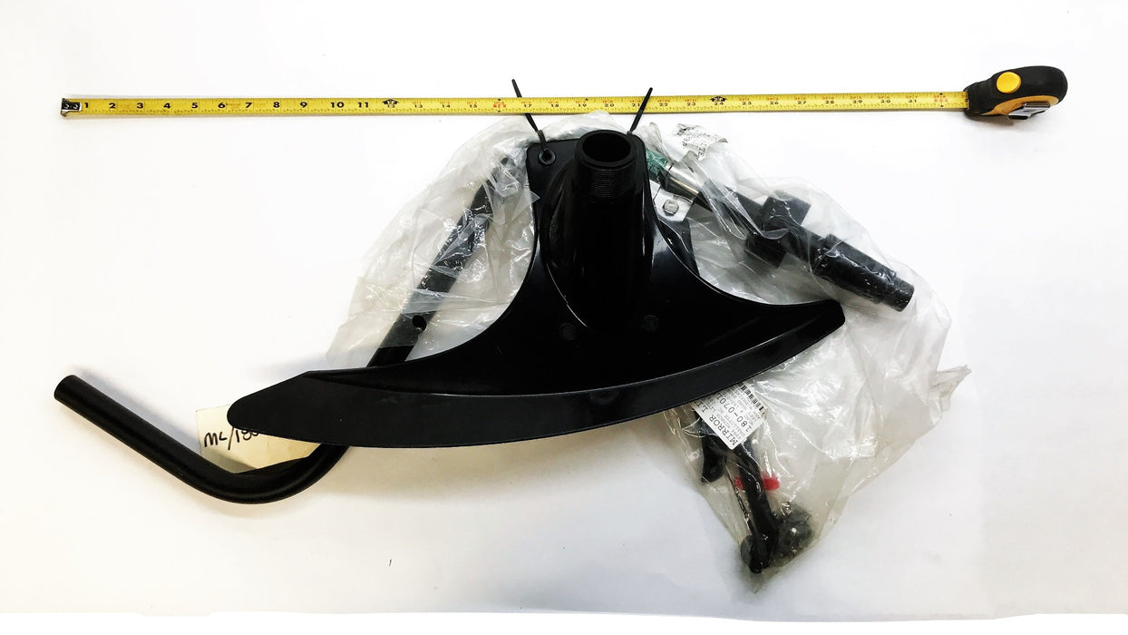 Mirror Lite Left Side Base Arm Black 180-070-LBA NOS