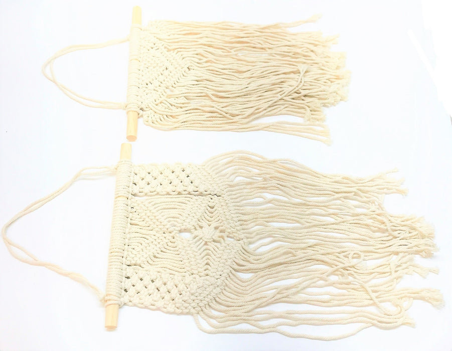 Mkono MacramÃ© Wall Hanging Art Woven Wall DÃ©cor Set JJBSSZ014 NOS