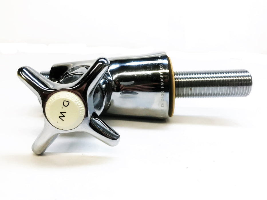 Chicago Faucets Chrome Straight Water Valve NOS