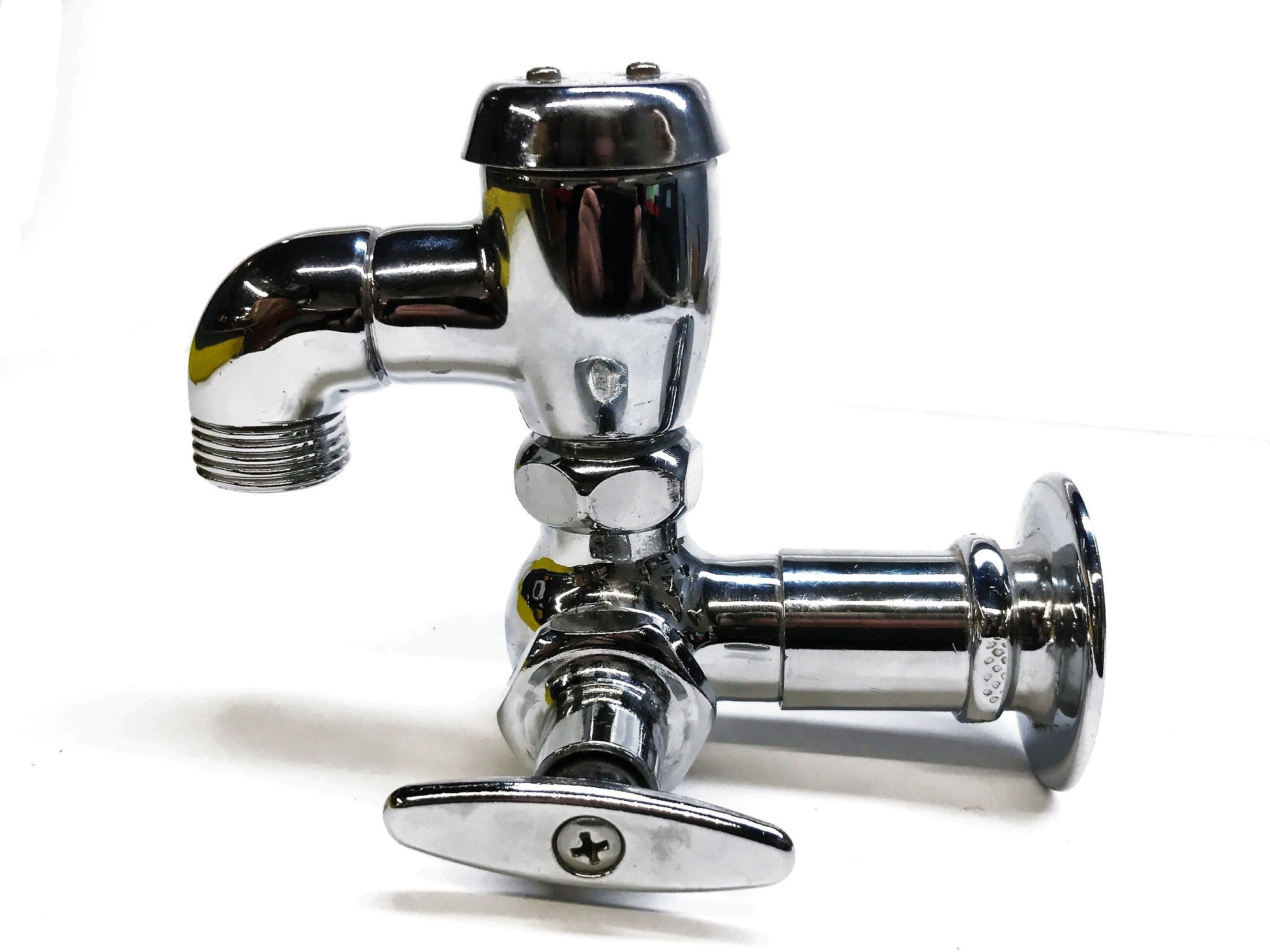 Chicago Faucets Spout Faucet and Shut Off Valve Assembly NOS