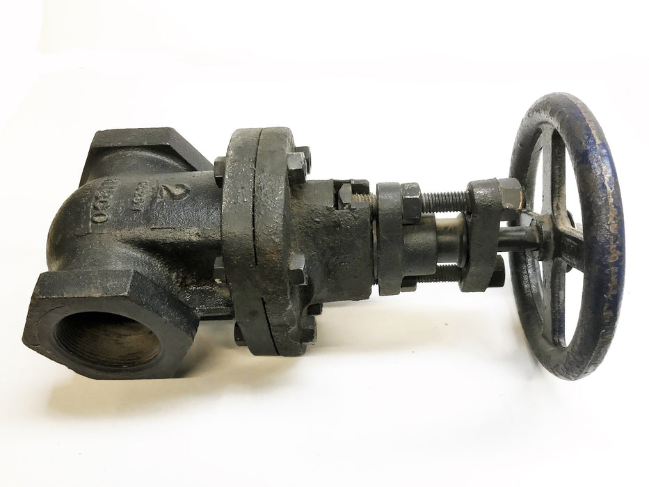 NIBCO Class 125 Iron Body 2" Threaded Gate Valve T-619 USED