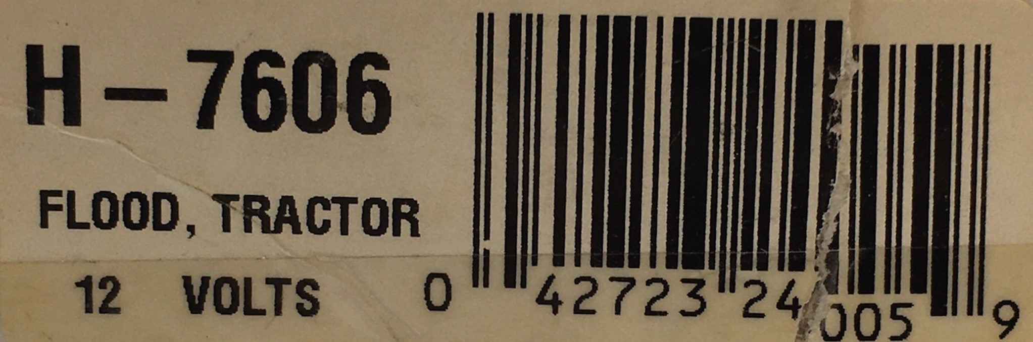 Wagner Halogen Floodlight Sealed Beam H7606 NOS