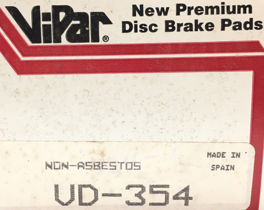 Vipar Premium Disc Brake Pads VD-354 NOS
