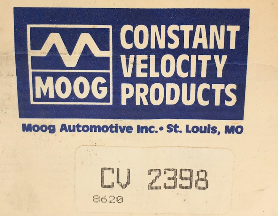 Moog CV Joint Boot Kit CV2398 NOS