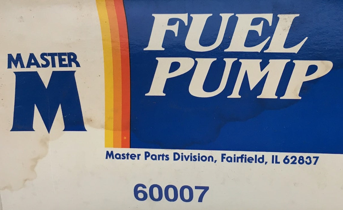 Master Fuel Pump Assembly 60007 NOS