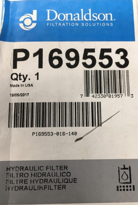 Donaldson Hydraulic Filter P169553 NOS