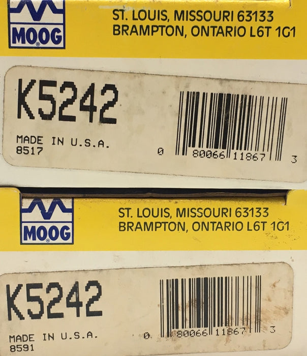 Moog Suspension Stabilizer Bar Bushing Kit [Lot of 2] K5242 NOS