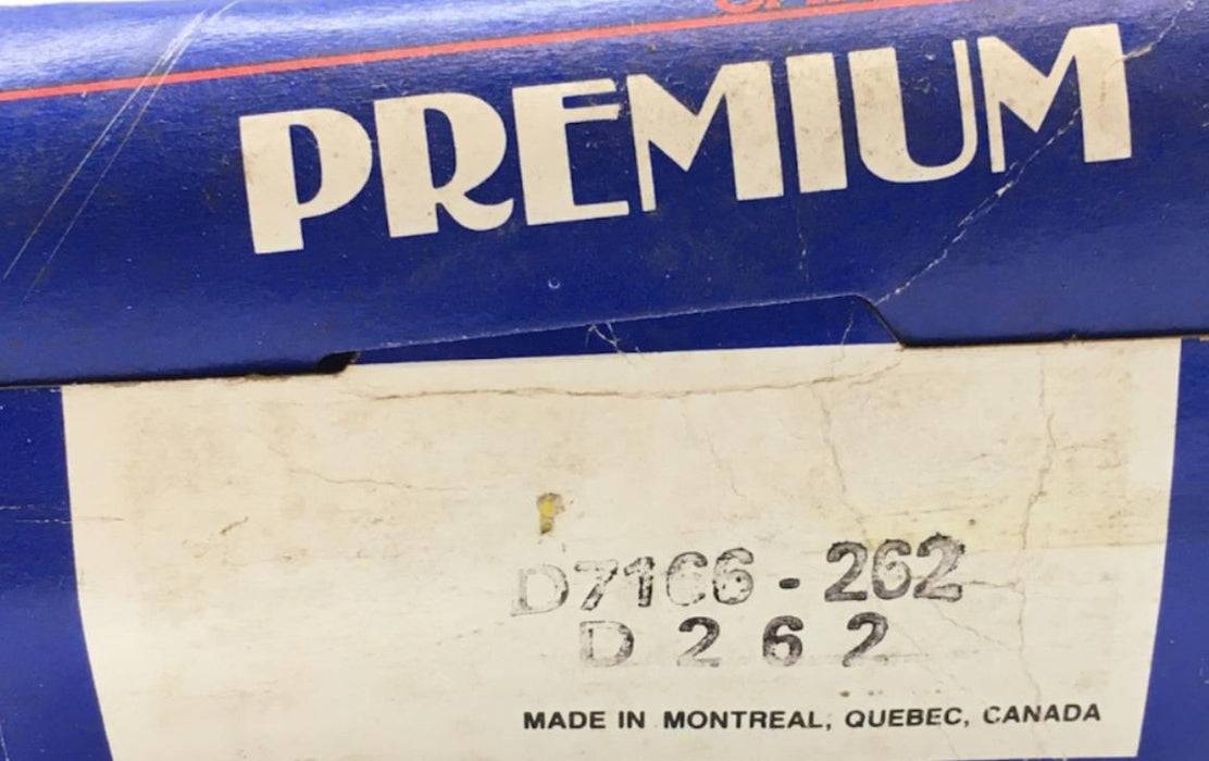 Premium Disc Brake Pads D262 NOS