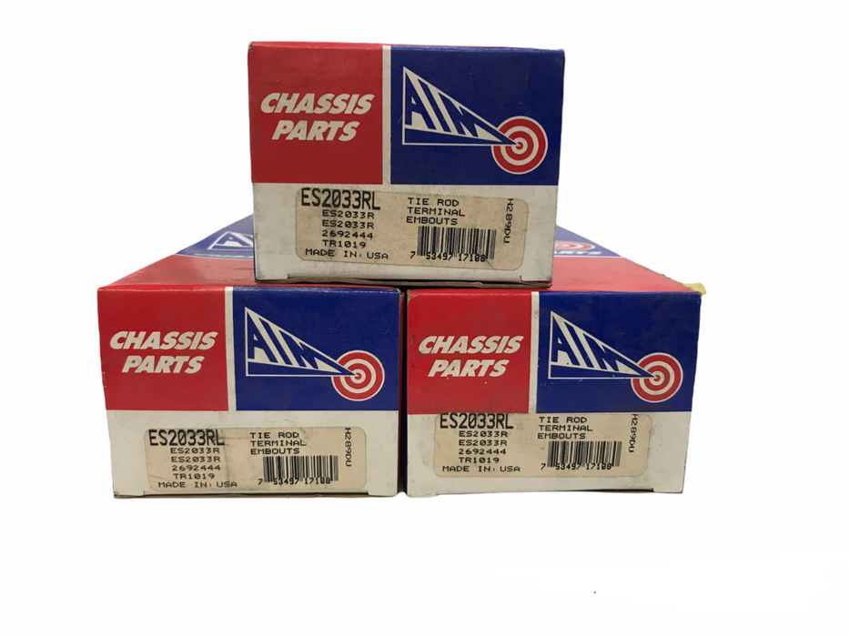AIM Steering Tie Rod End ES2033RL [Lot of 3] NOS