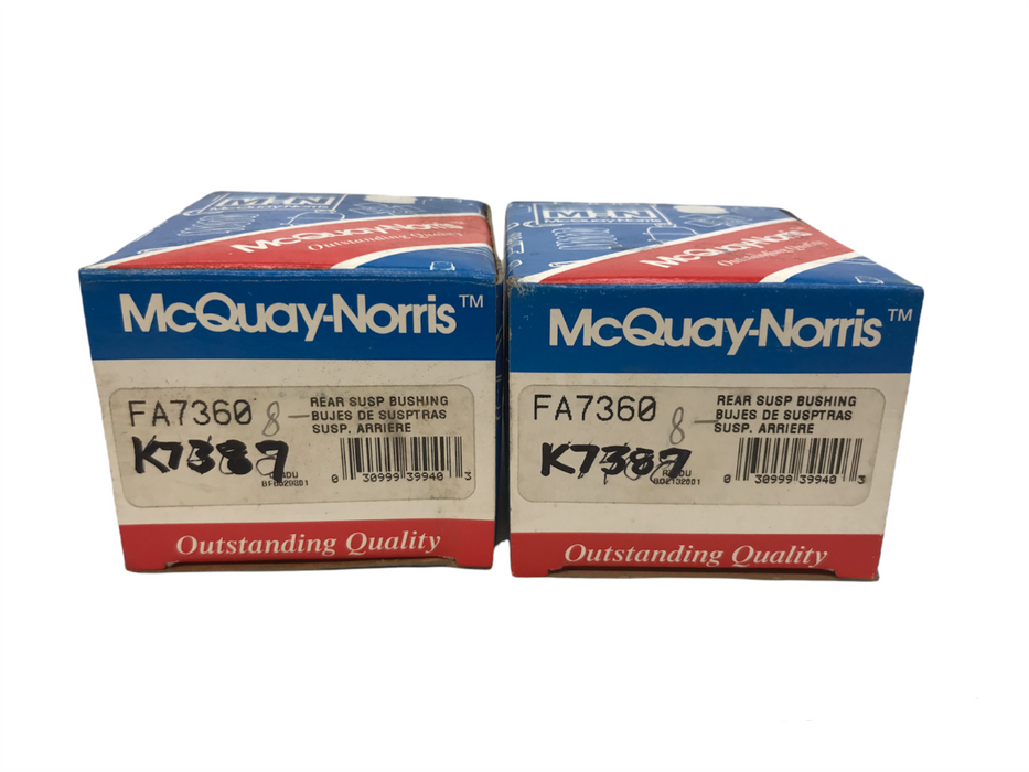McQuay-Norris Rear Suspension Bushing Kit FA7360 [Lot of 2] NOS