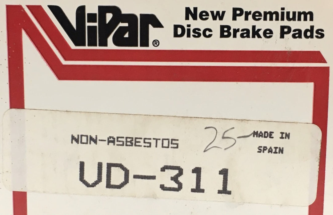 Vipar Premium Disc Brake Pads VD-311 NOS