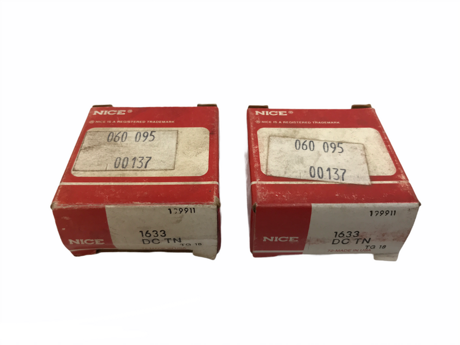 Nice Ball Bearing 1633DCTN [Lot of 2] NOS