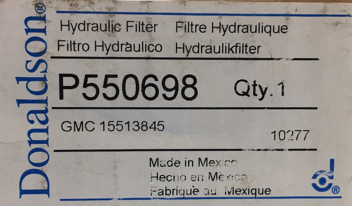 Donaldson Hydraulic Filter P550698 NOS