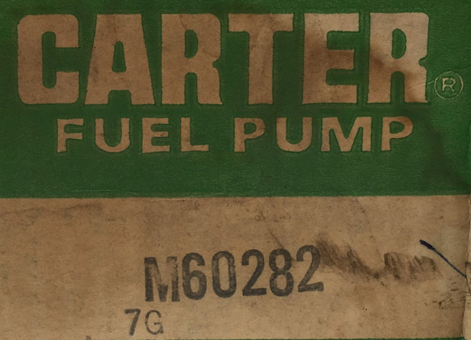 Carter Fuel Pump Assembly M60282 NOS