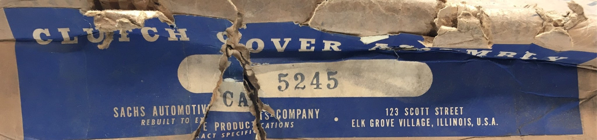 Sachs Clutch Cover Assembly CA5245 NOS