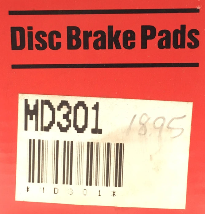 World Car Premium Disc Brake Pads MD301 NOS