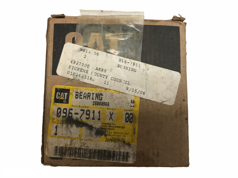 Caterpillar OEM Bushing 096-7911 NOS