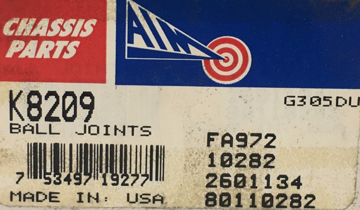 Chassis Parts Suspension Ball Joint K8209 NOS