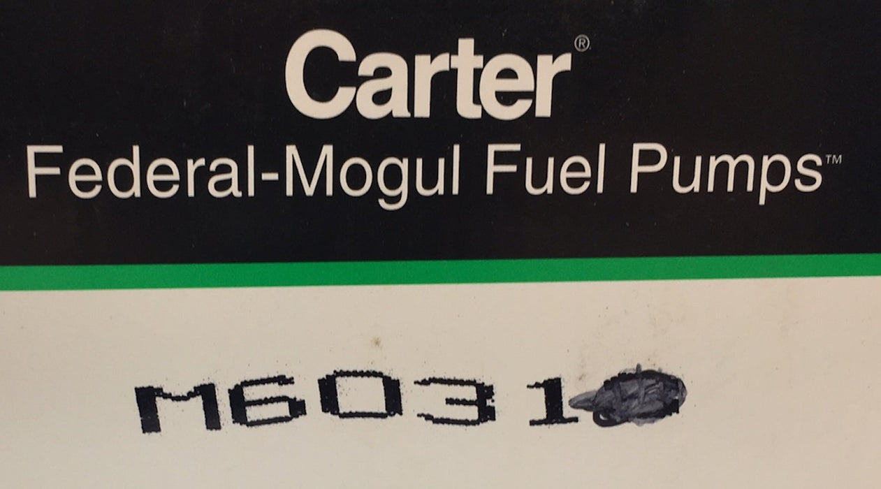 Carter Fuel Pump Assembly M6031 NOS