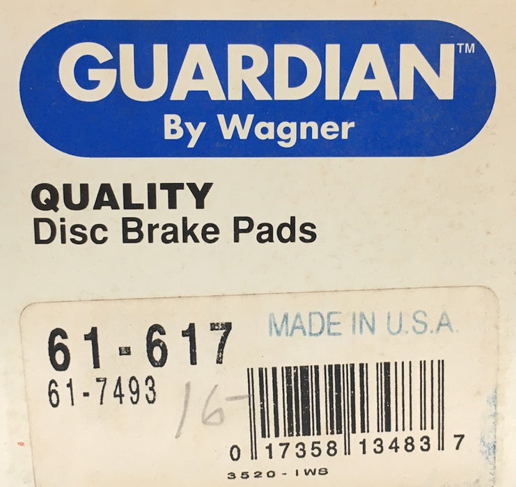 Guardian Disc Brake Pads 61-617 NOS
