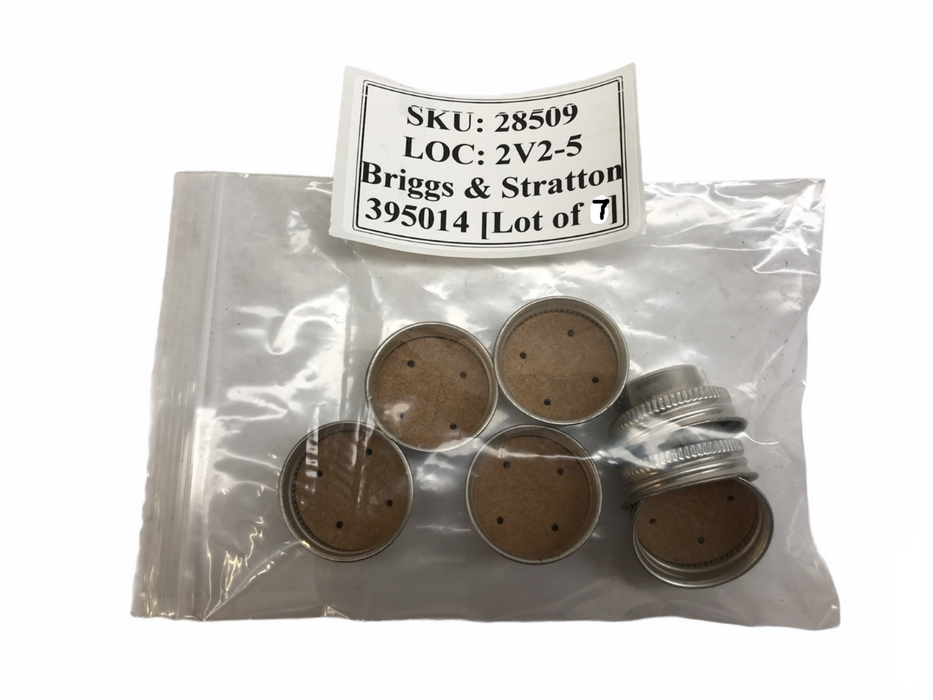 Briggs & Stratton Fuel Cap 395014 [Lot of 7] NOS