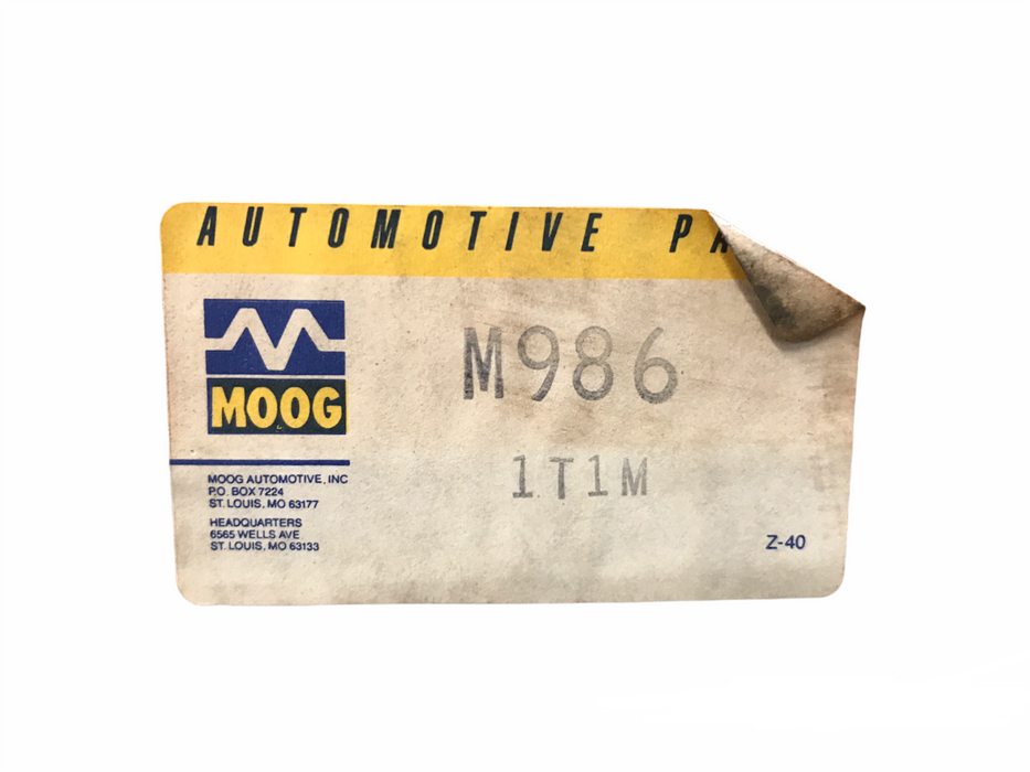 Moog Fuel Line Tube M986 NOS