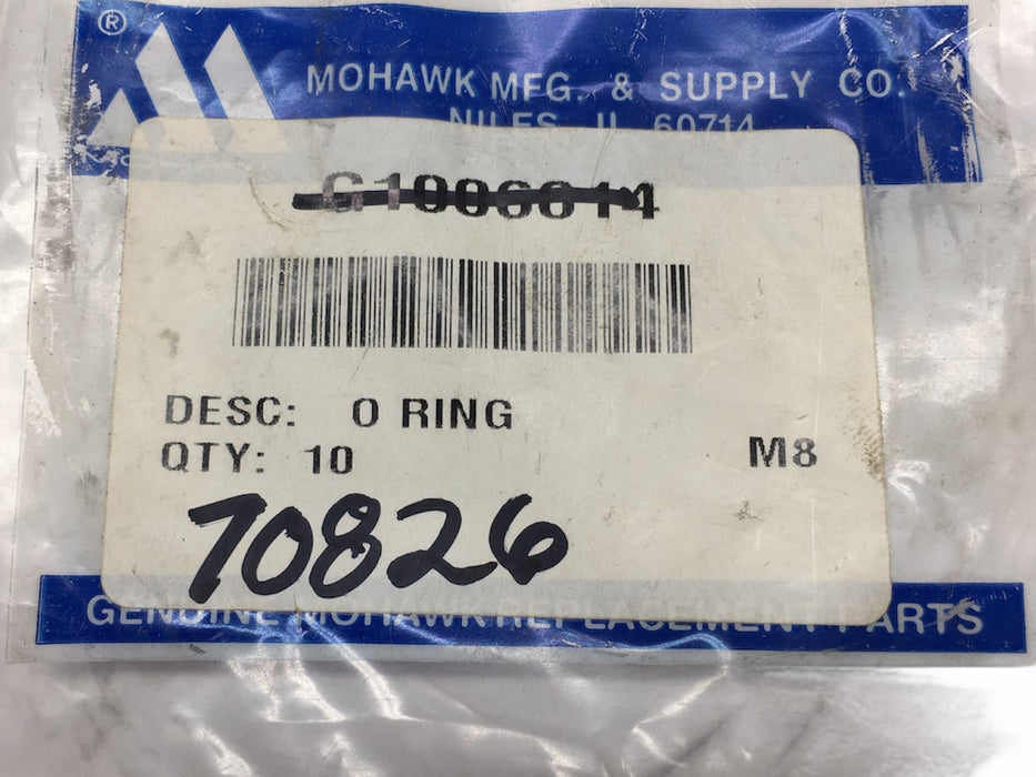 Mohawk Manufacturing O-Ring Bundle 70826 [Lot of 10] NOS