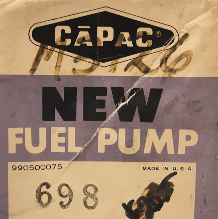 Capac Fuel Pump Assembly 698 NOS