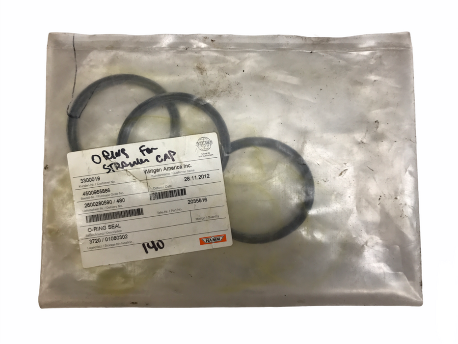 Wirtgen O-Ring Seal [Lot of 3] 2035816 NOS