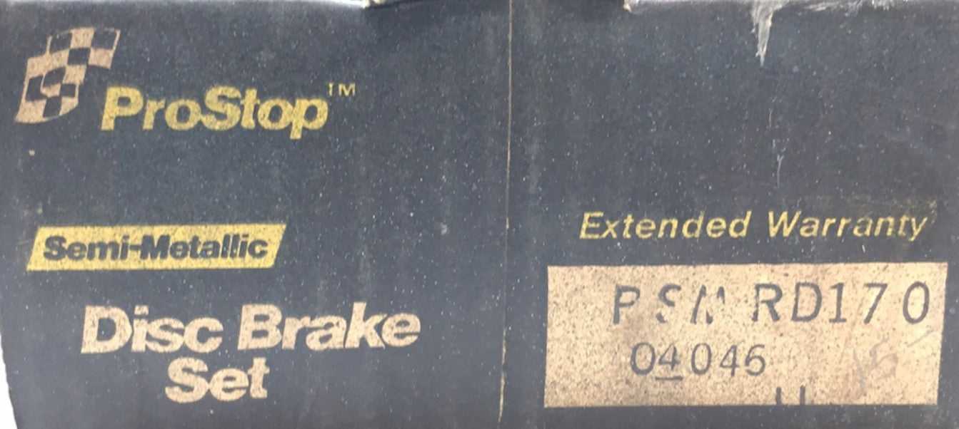 ProStop Disc Brake Pad Set D170 NOS
