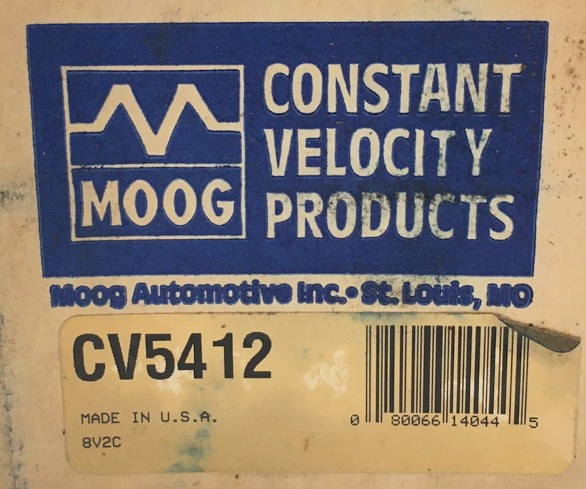 Moog CV Joint Boot Kit CV5412 NOS