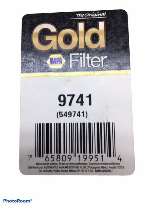 NAPA Gold Air Filter 9741 NOS