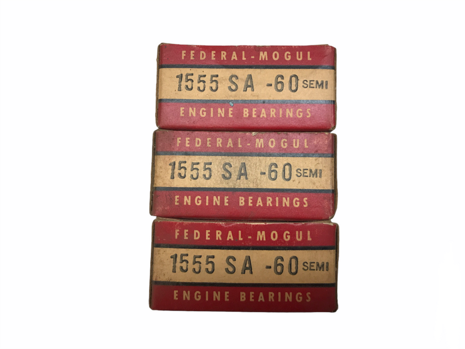 Federal Mogul 1-1/4" Connecting Rod Bearing 1555SA-60 [Lot of 3] NOS