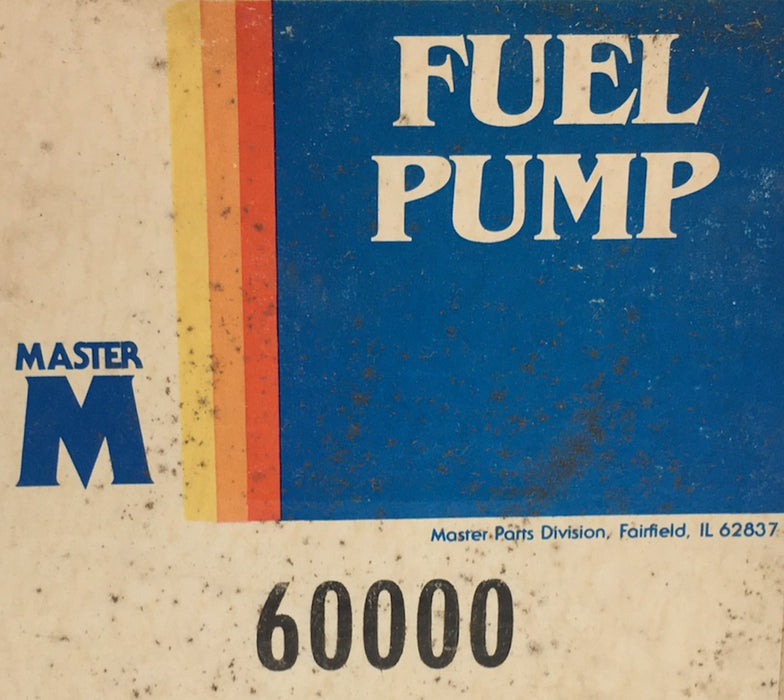 Master Fuel Pump Assembly 60000 NOS