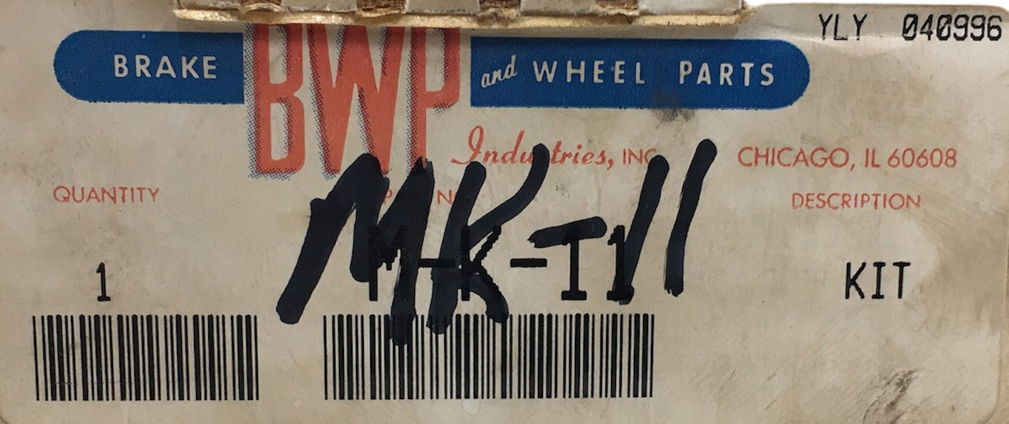 BWP Brake Repair Kit M-K-11 NOS