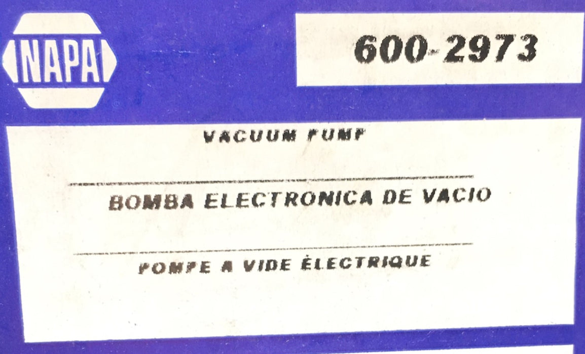 Napa Vacuum Pump 600-2973 NOS