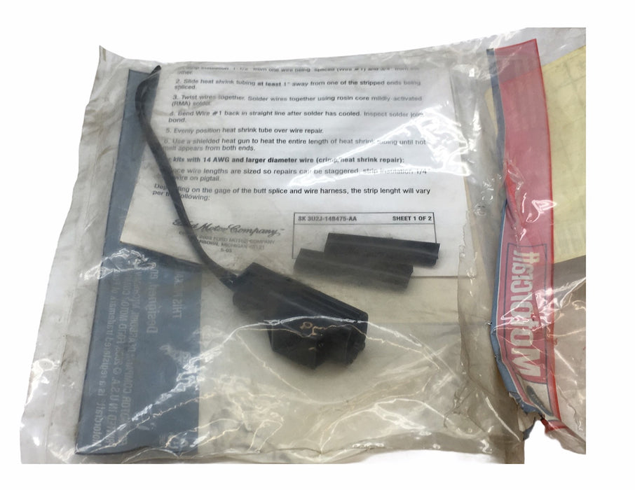 Motorcraft Wire Assembly 3U2Z-14S411-AXB NOS