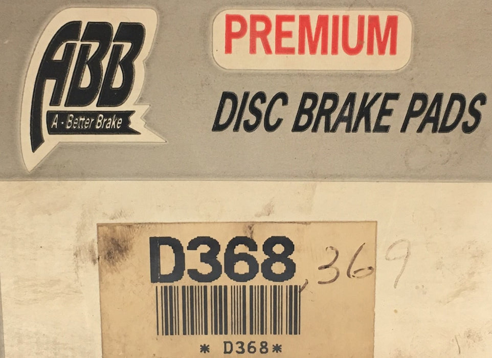 A Better Brake Premium Disc Brake Pads D368 NOS